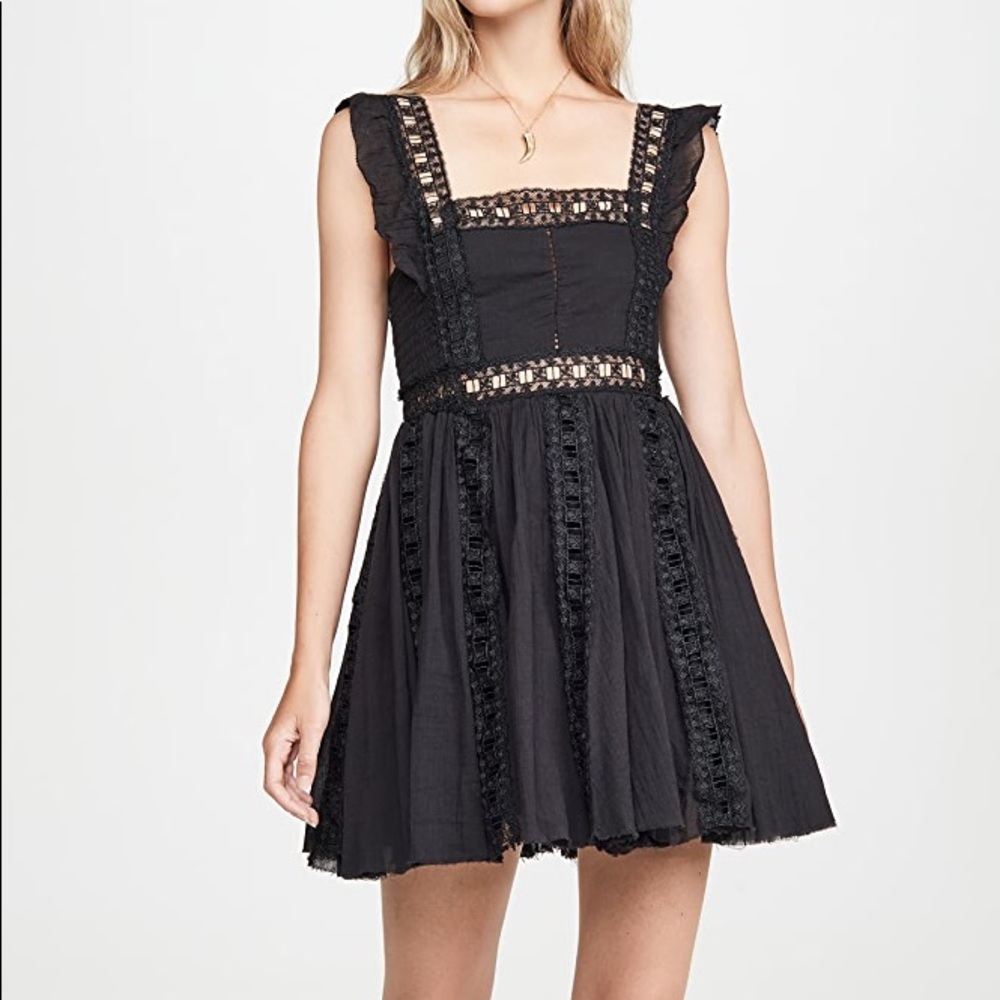 Free People Verona Dress Black - Sz. Small BN
